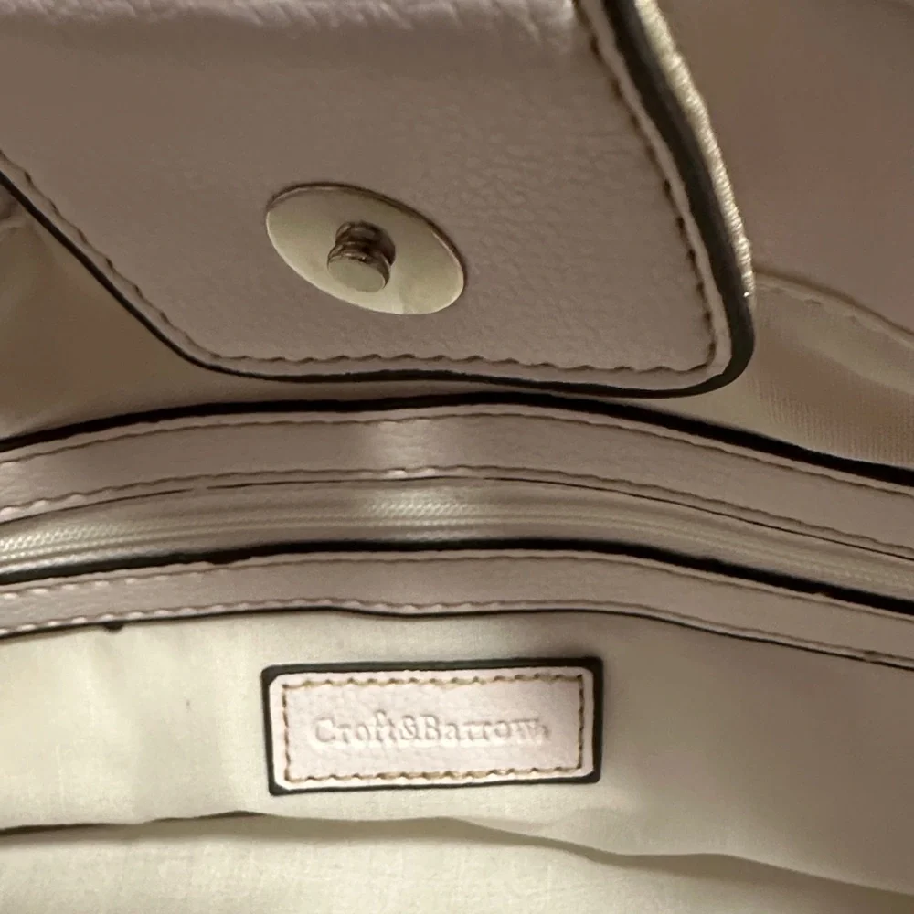 Croft & Barrow Cream Shoulder‎ Bag
